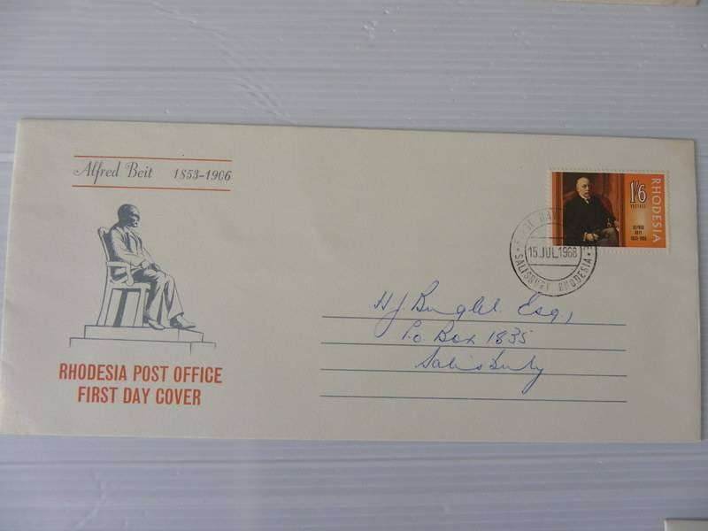 Rhodesia (1968) - Alfred Beit Illustrated FDC