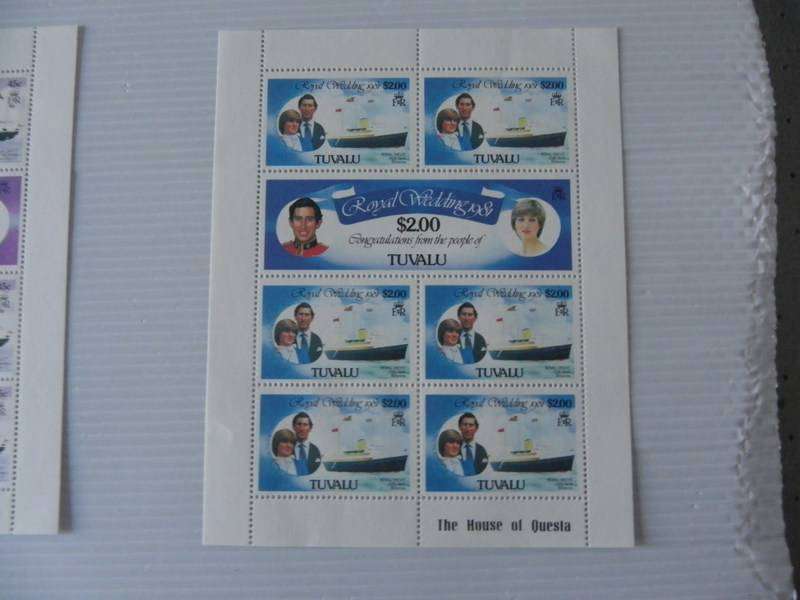 Tuvalu (1981) - Royal Wedding $2.00 Full Sheet in Mint