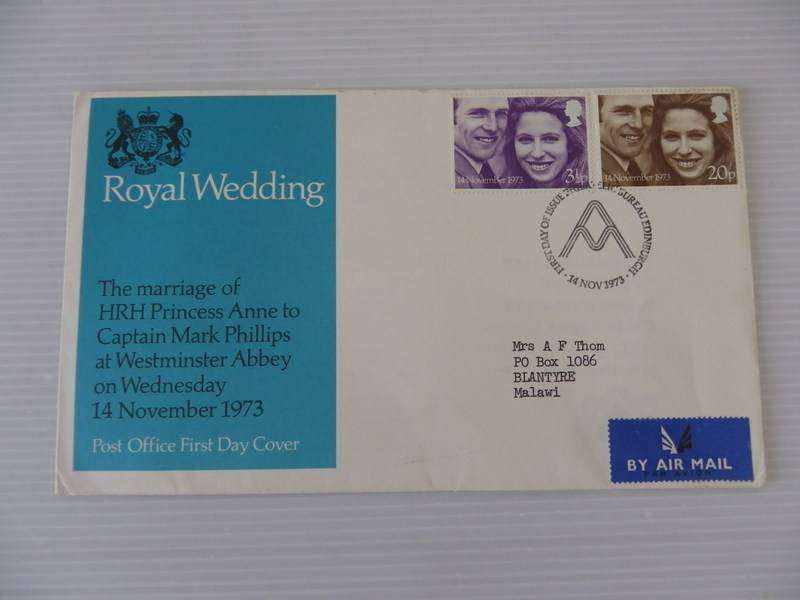 Great Britain (1973) - Royal Wedding Illustrated FDC