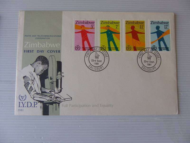 Zimbabwe (1981) - Full Participation and Equality Illustrated FDC