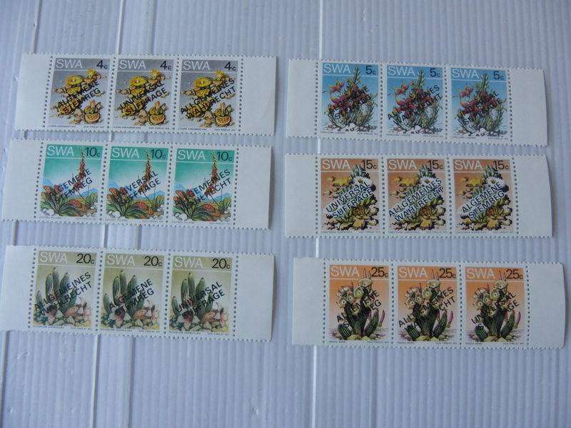 SWA 1.25 (1978) - Universal Suffrage Mint Set in Blocks