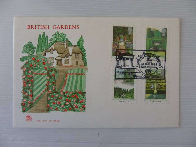 England (1983) - British Gardens Illustrated FDC