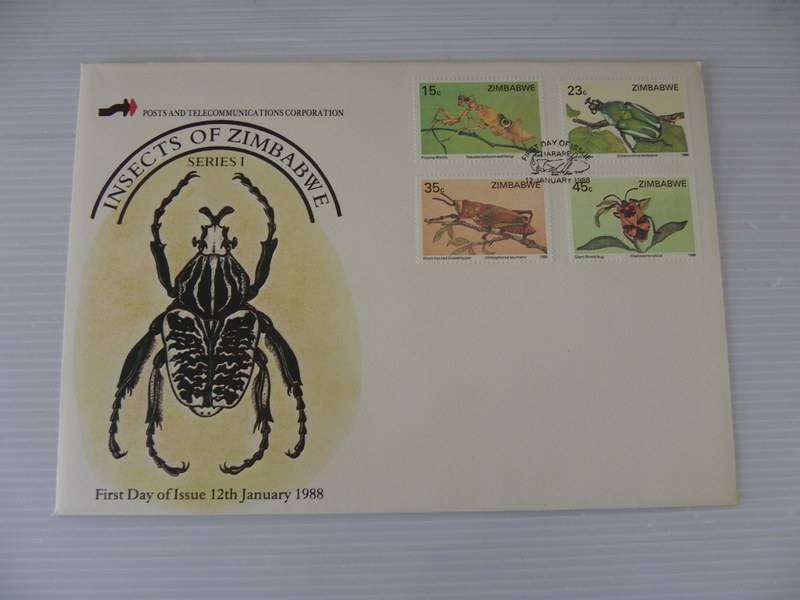 Zimbabwe (1988) - Insects of Zimbabwe Illustrated FDC