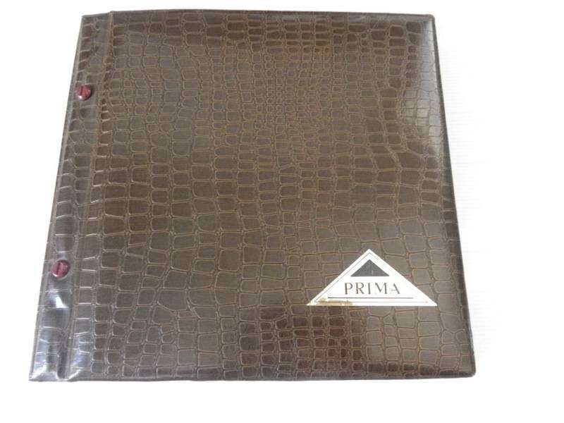 Brown Prima FDC Album with 2 pockets per page and with 26 Pages