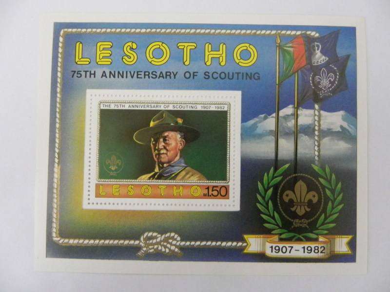 Lesotho (1982) - Animal Definitives Mint Miniature Sheet