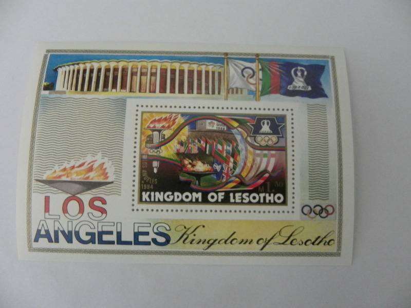 Lesotho (1985) - Los Angeles Olympic Games Mint Miniature Sheet