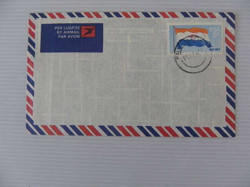 RSA 3.05 (2003) - SA Flag 50th Anniversary Private FDC