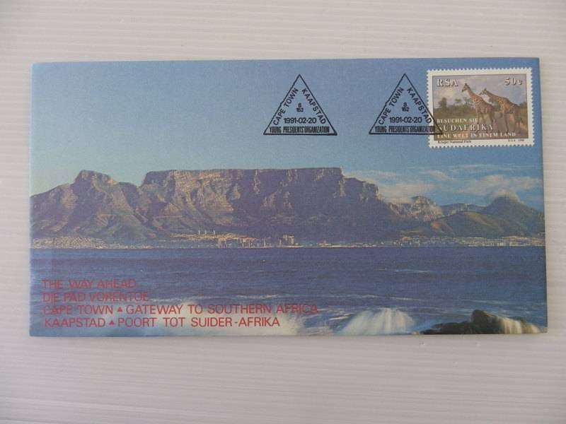 RSA (1991) - Cape Town Gateway to Southern Africa Illustrated FDC
