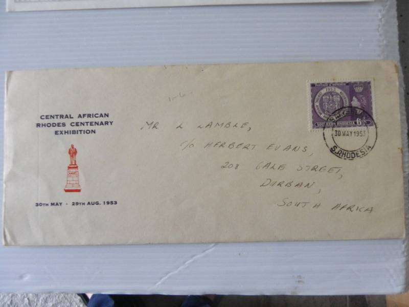 Southern Rhodesia (1953) - Rhodes Centenary Exhibition Illustrated FDC
