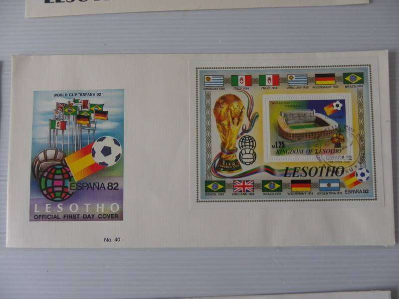 Lesotho (1982) - Football World Cup Illustrated FDC
