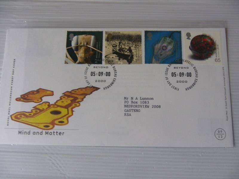 Great Britain (2000) - Mind and Matter Illustrated FDC