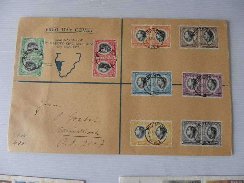 SWA (1937) - Coronation of King George VI Illustrated FDC