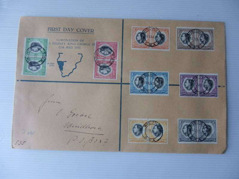 SWA (1937) - Coronation of King George VI Illustrated FDC