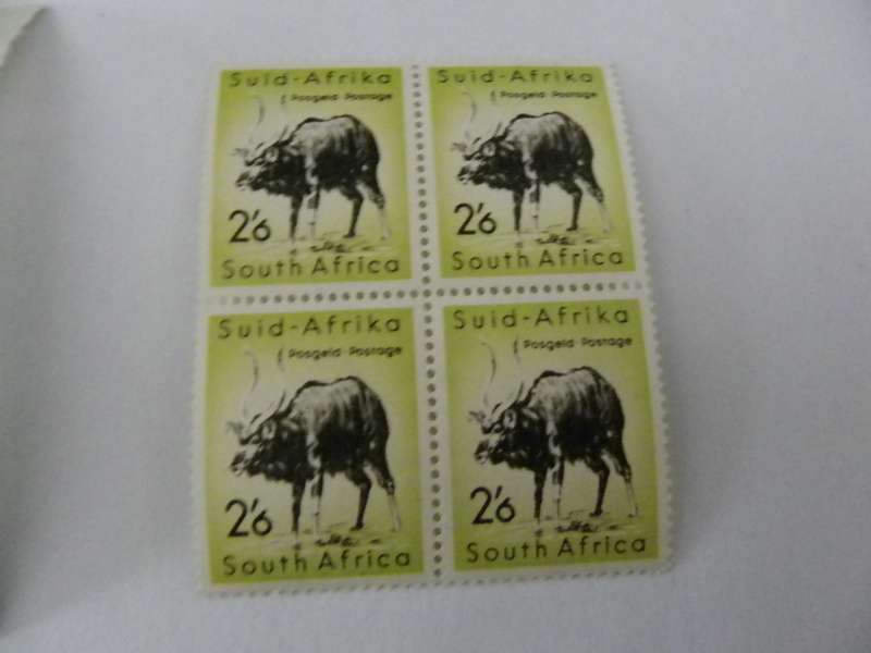 Union (1954) -  Animal Definitive Series 2/6 Mint Block