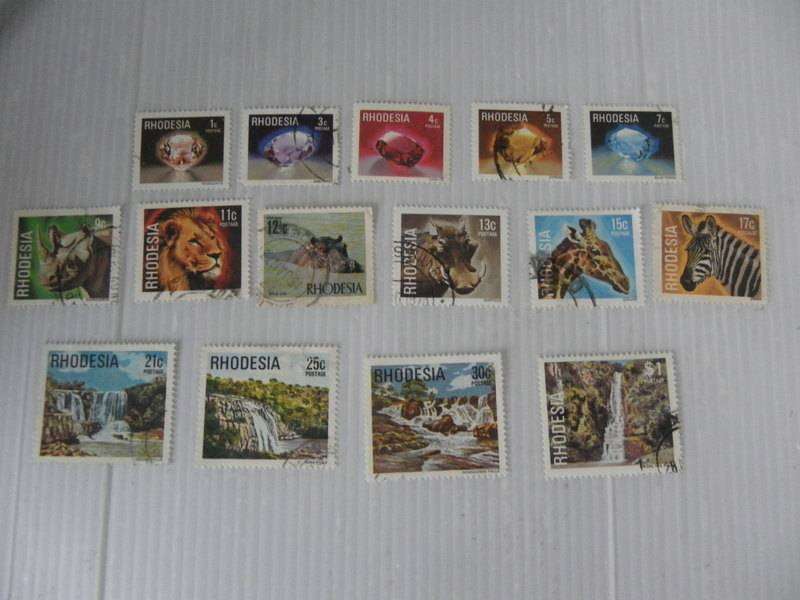 Rhodesia (1978) - Definitive Used Set to $1