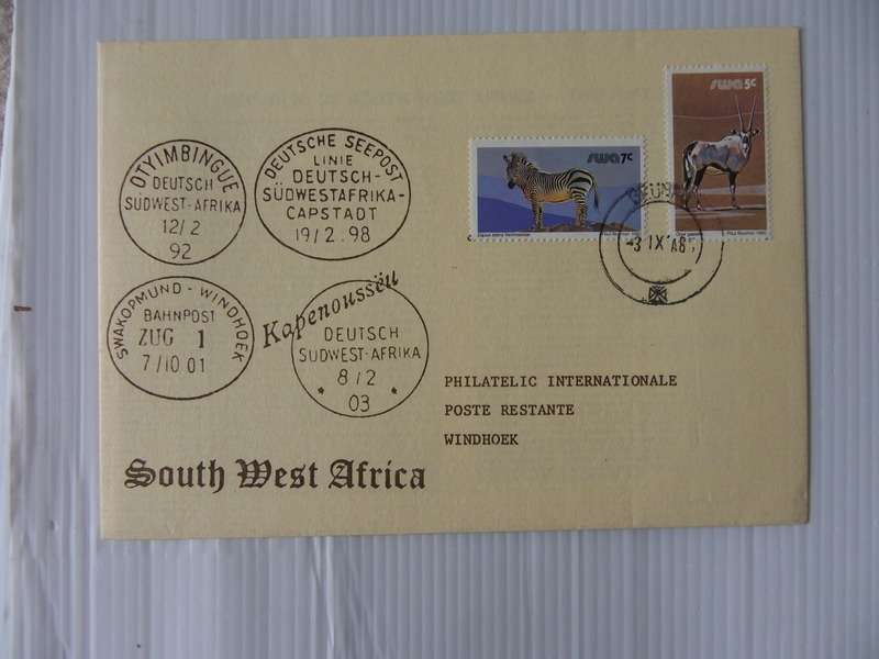 SWA (1985) - International Philatelic FDC