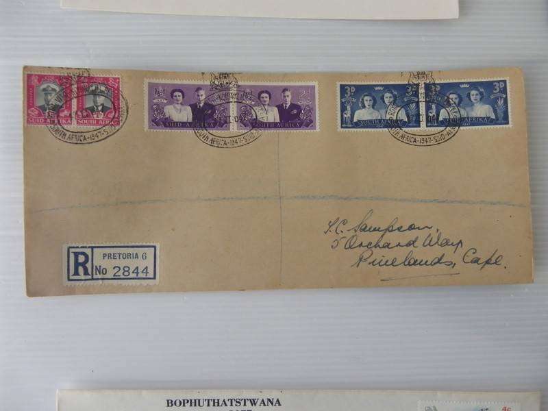 Union (1947) - Royal Visit Private FDC