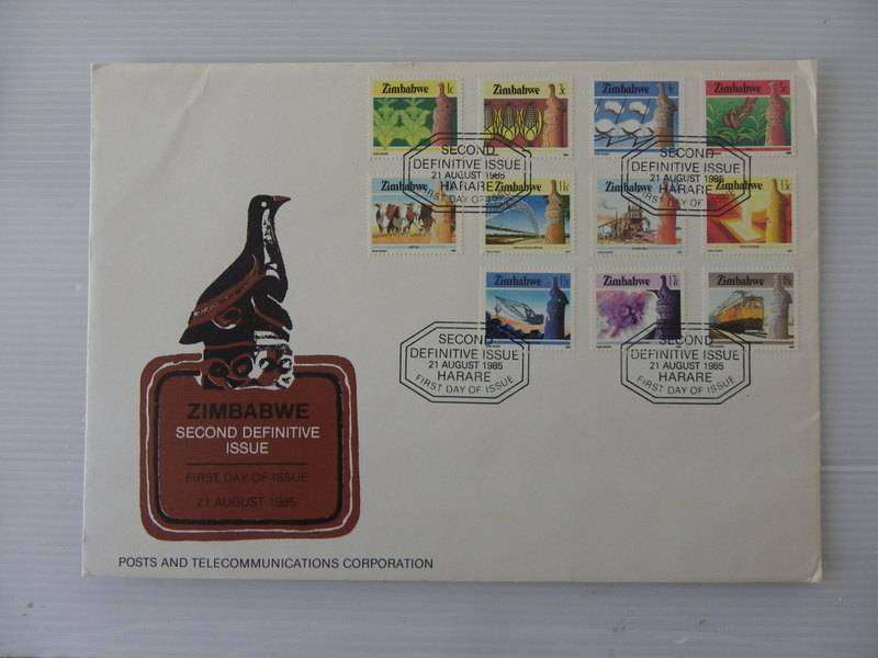 Zimbabwe 2nd Definitive (1985) - SAPO Issued Folder