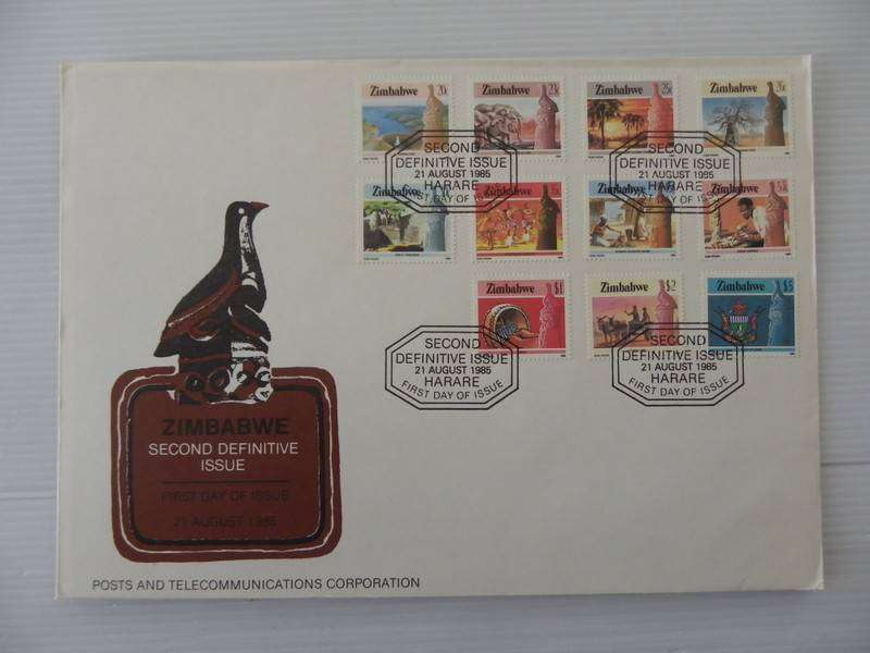 Zimbabwe 2nd Definitive (1985) - SAPO Issued Folder