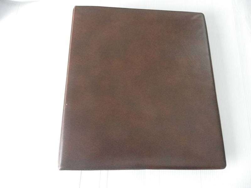 Brown FDC Album with 2 pockets per page and with 15 Pages