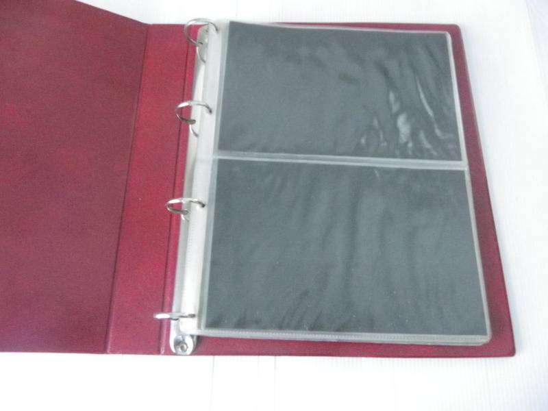Red Protector FDC Album with 2 pockets per page and with 15 Pages