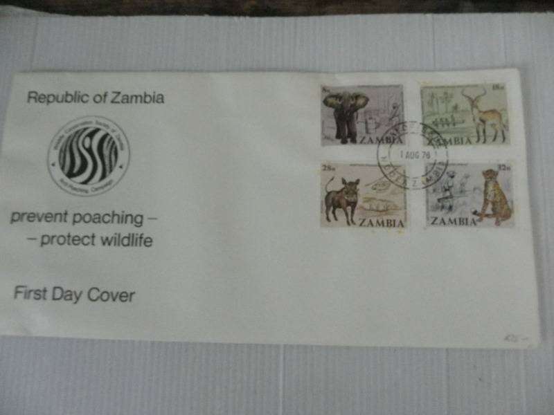 Zambia (1978) - Protect Wildlife Illustrated FDC