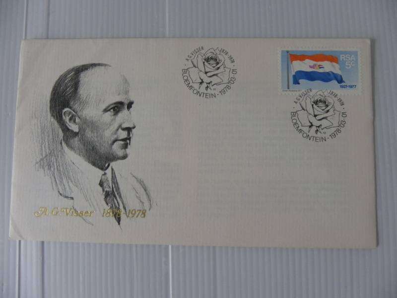 RSA (1978) - AG Visser Illustrated FDC