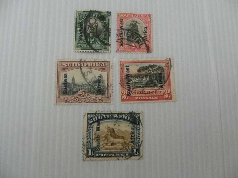 SWA (1925) - Overprint Definitive Used Set