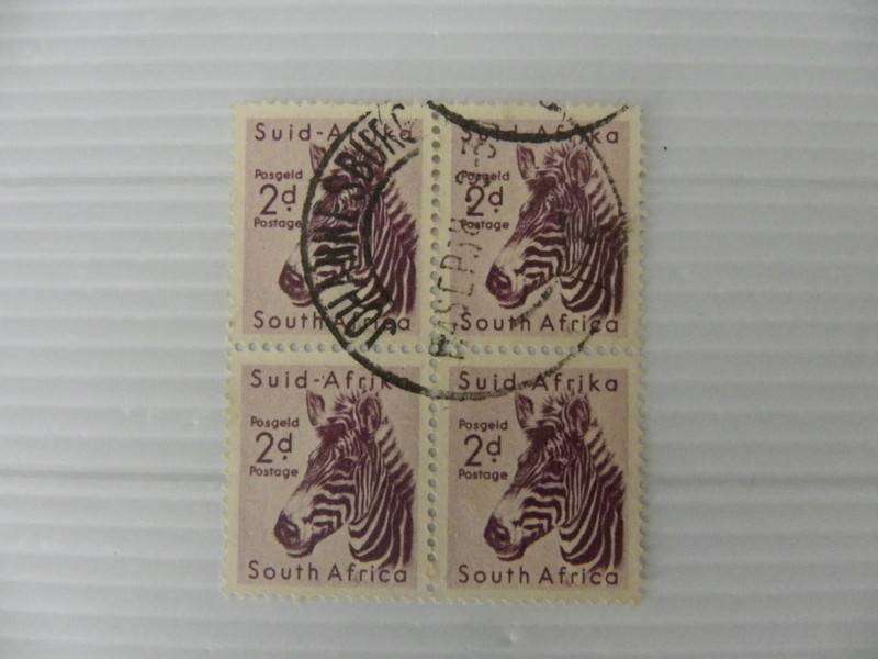 Union (1954) -  Animal Definitive Series 2d Used Block