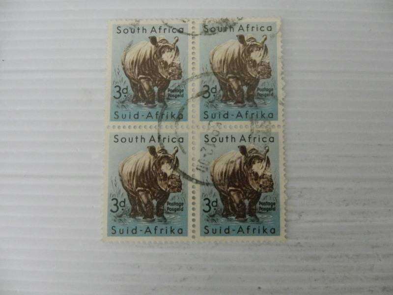 Union (1954) -  Animal Definitive Series 3d Used Block