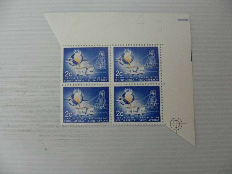 RSA 1st Definitive Series (1961) - 2c Mint Corner Block
