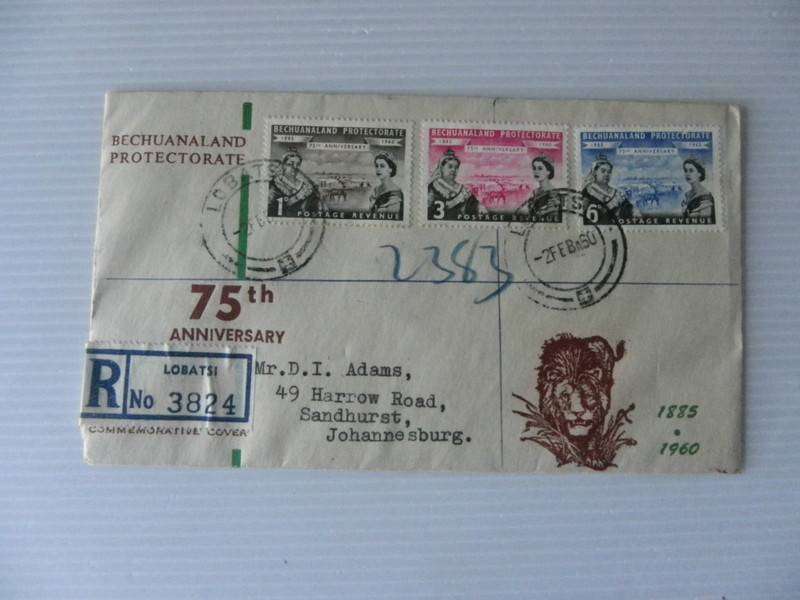 Bechuanaland (1960) - Royal Visit Illustrated FDC