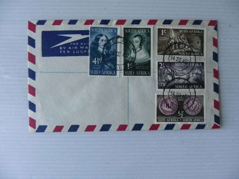 Union (1952) - Landing of Jan van Riebeeck Private FDC