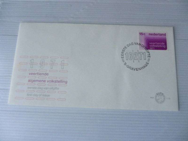 Netherland (1971) - 14th Volkstelling Illustrated FDC