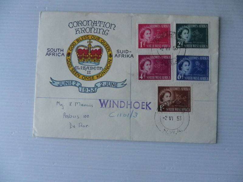 SWA (1953) - Coronation Illustrated FDC
