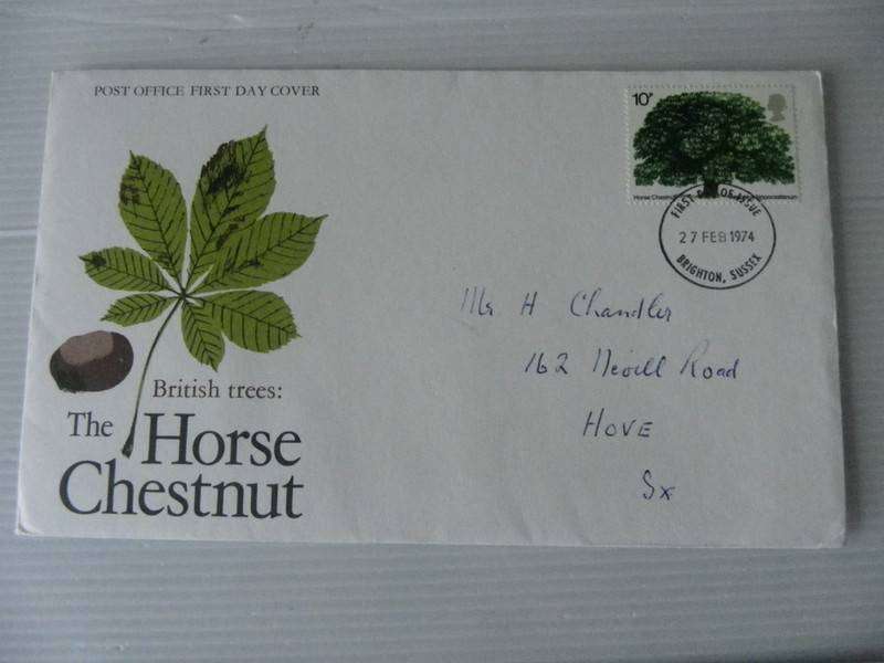 Great Britain (1974) - The Horse Chestnut Illustrated FDC