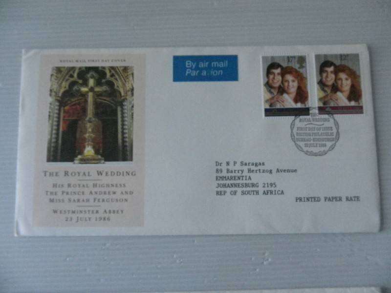 Great Britain (1986) - Royal Wedding Illustrated FDC