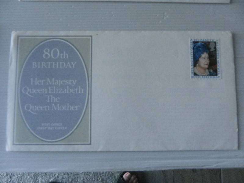 Great Britain - Queen Mother's 80th Birthday Illustrated FDC