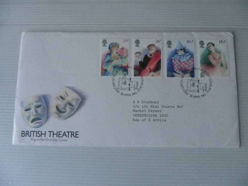 Great Britain (1982) - British Theatre Illustrated FDC