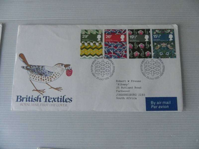 Great Britain (1982) - British Textiles Illustrated FDC