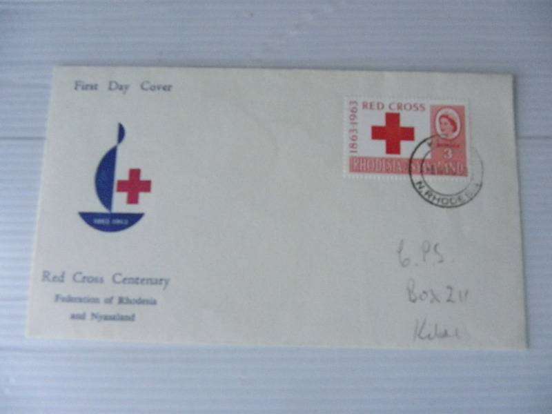 Rhodesia & Nyasaland (1963) - Red Cross Centenary Illustrated FDC