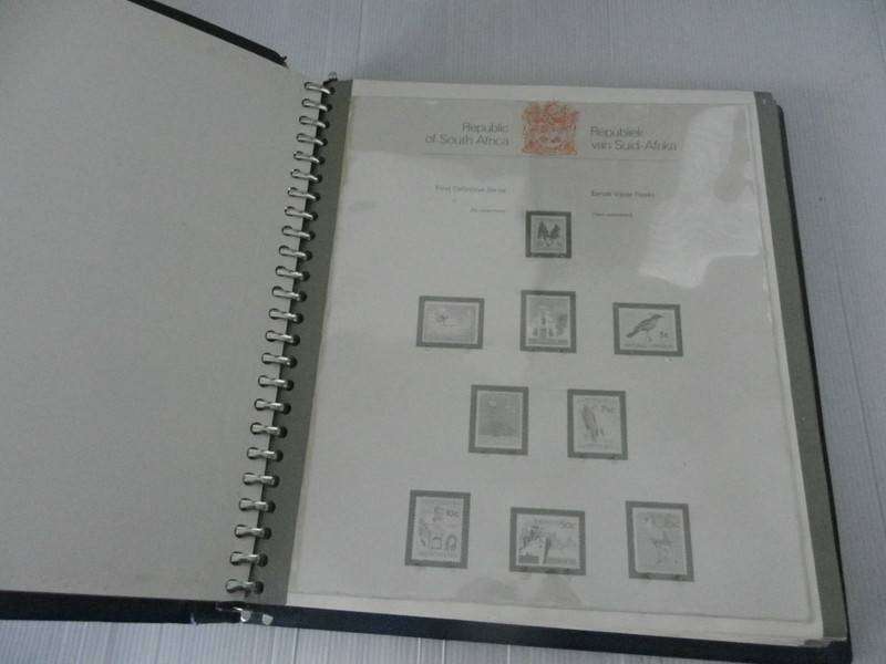 Blue RSA Pre Printed Album with Plastic Stamp Insertions Covering 1961 to 1981