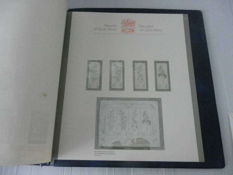 Blue RSA Pre Printed Album with Plastic Stamp Insertions Covering 1961 to 1981