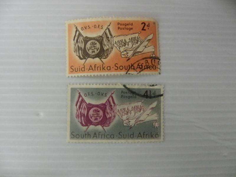 Union (1954) - Centenary of Orange Free State Used Set