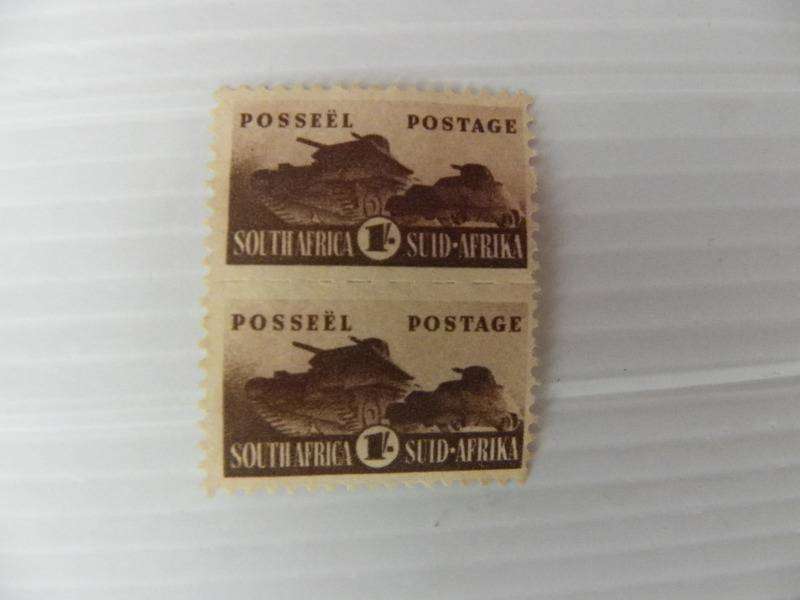 Union (1941) - Large War 1/- Mint Pair