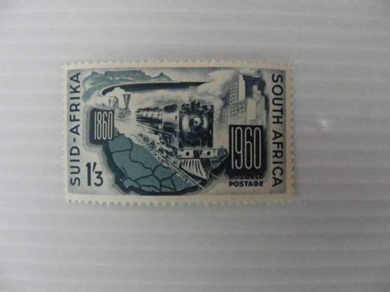 Union (1960) - Centenary of SA Railways Mint Stamp