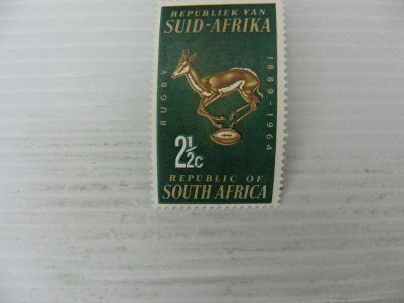 RSA (1964) - Centenary of the Rugby Board 2 1/2 c Mint Stamp