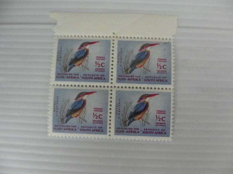 RSA (1961) - 1st Decimal Definitive Series 1/2 c Mint Marginal Block