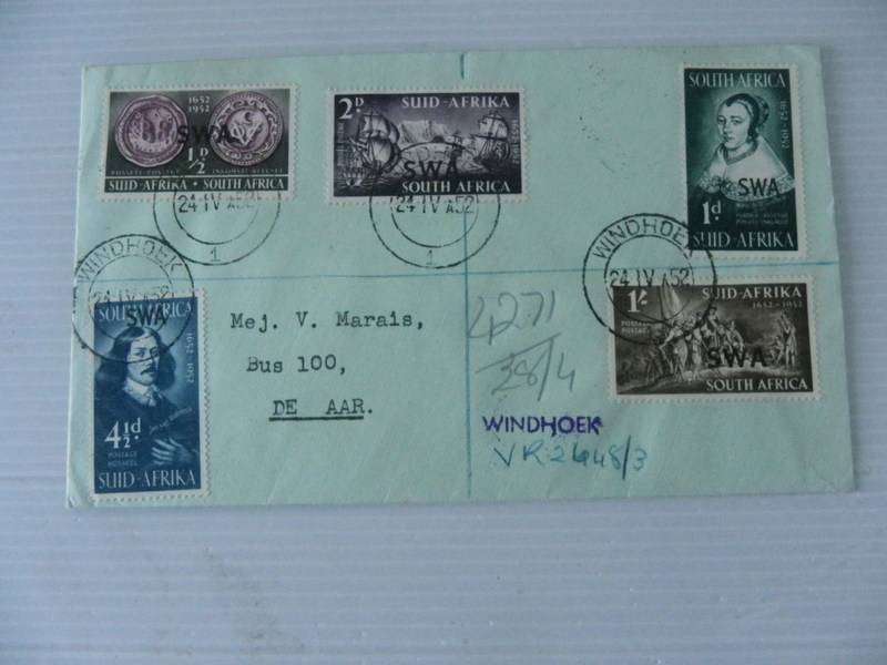 Union (1952) - Landing of Jan van Riebeeck Private FDC