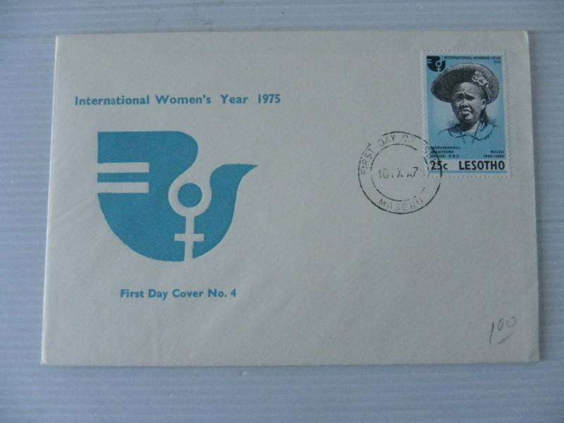 Lesotho (195) - International Women's Year Illustrated FDC